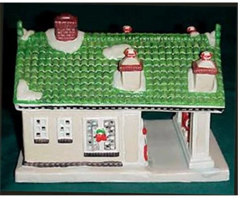 Texaco Filling Station #1 - 1995 Denver Filling Porcelain Station - LIMITED EDITION