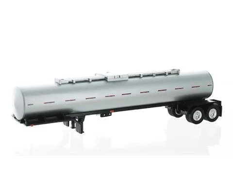 Chemical Tanker in Silver with Black Frame - Trailer Only
