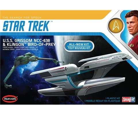 Star Trek - U S S Grissom and Klingon Bird-of-Prey 2-pack - Star The Wrath of Khan - Snap
