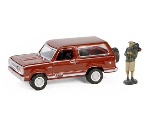 1978 Plymouth Trail Duster with Backpacker Figure - GREENLIGHT