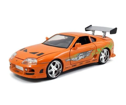 Brians Toyota Supra in Orange - The Fast and the Furious 2001