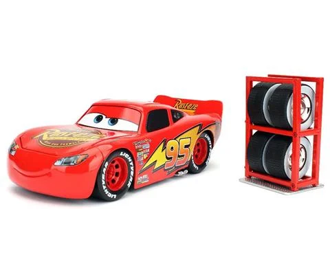 Lightning McQueen with Tire Rack - Cars 3 2017