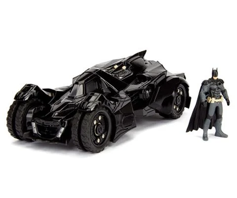 Arkham Knight Batmobile with Diecast Batman Figure - JADA TOYS