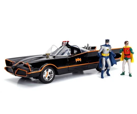 1966 Classic TV Series Batmobile with Lights - JADA TOYS
