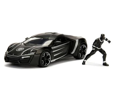 Lykan Hypersport with Black Panther Figure - JADA TOYS