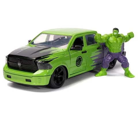 2014 Ram 1500 Pickup with Hulk Figure - JADA TOYS