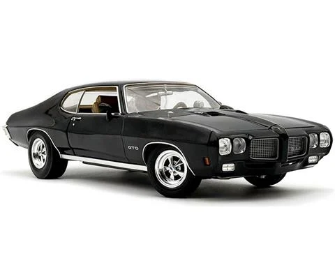 Main Street - 1970 Pontiac GTO Ram Air IV in Starlight Black with Brown Interior