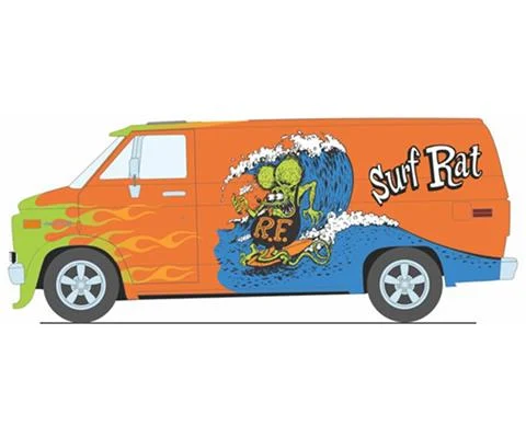 Rat Fink - 1976 Chevrolet G-Series Van - Surf Rat