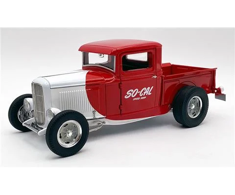 So-Cal Speed Shop - 1932 Ford Hot Rod Pickup in Red and White