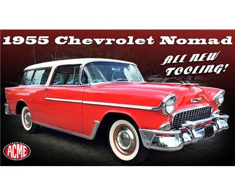 1955 Chevrolet Bel Air Nomad in Gypsy Red and Shoreline Beige - ACME