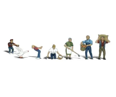 Scenic Accents - Farm People - HO Scale