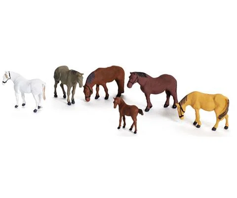 Scenic Accents - Farm Horses - HO Scale