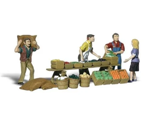 Scenic Accents - Farmers Market - HO Scale