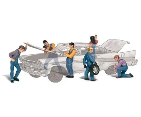 Scenic Accents - Auto Mechanics - HO Scale