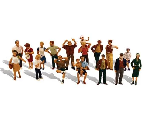 Scenic Accents - Pedestrians 16 - HO Scale