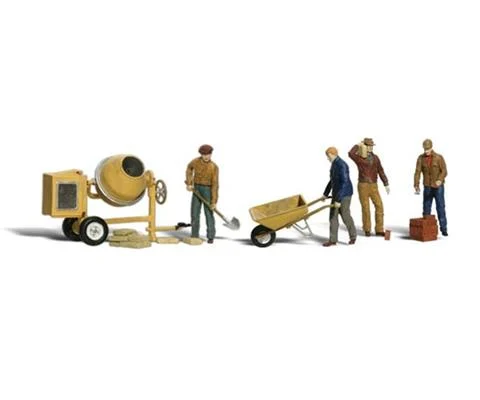 Scenic Accents - Masonry Workers - N Scale