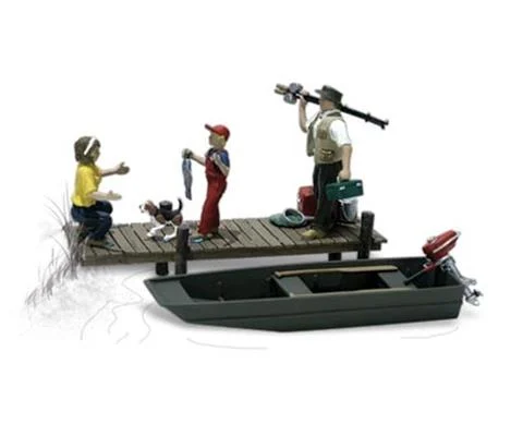 Scenic Accents - Family Fishing - N Scale