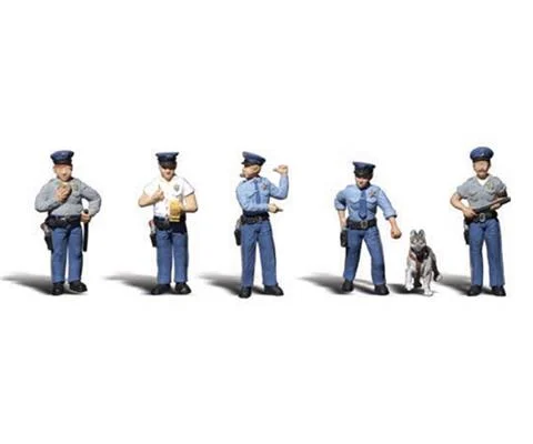 Scenic Accents - Policemen - O Scale