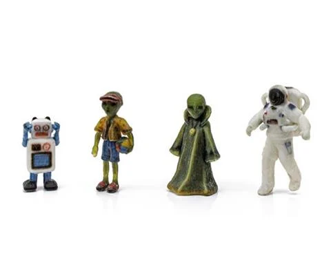 Scenic Accents - Sci-Fi 4-Pack Find Me Figures - HO Scale