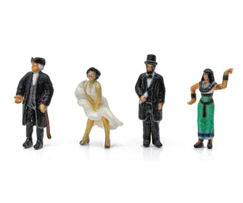 Scenic Accents - Historical People 4-Pack Find Me Figures - HO Scale