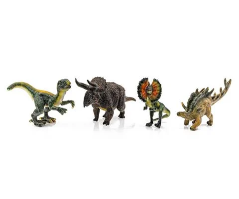 Scenic Accents - Dinosaurs 4-Pack Find Me Figures - HO Scale