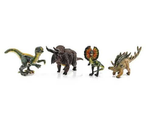 Scenic Accents - Dinosaurs 4-Pack Find Me Figures - N Scale