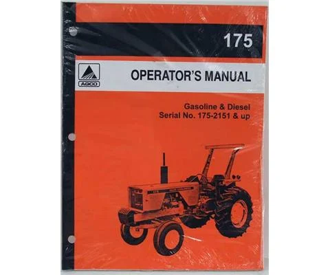 Allis-Chalmers Model 175 One Seventy-Five Operators Manual