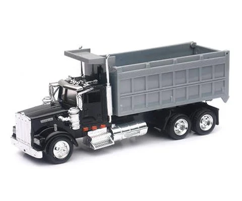 Kenworth W900 Dump Truck in Black - NEW-RAY