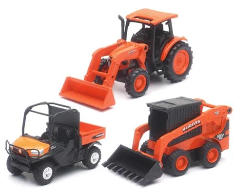 Kubota MINI Vehicle Pull Back 3-Piece SET