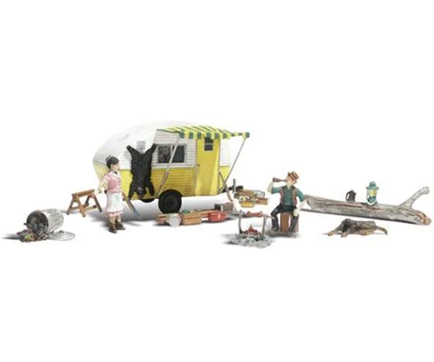 AutoScenes - Ma and Pas Trailer Heaven - N Scale