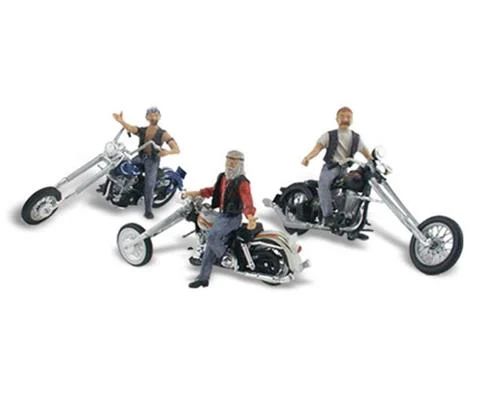 AutoScenes - Bad Boy Bikers - N Scale