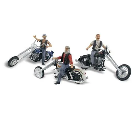 AutoScenes - Bad Boy Bikers - HO Scale