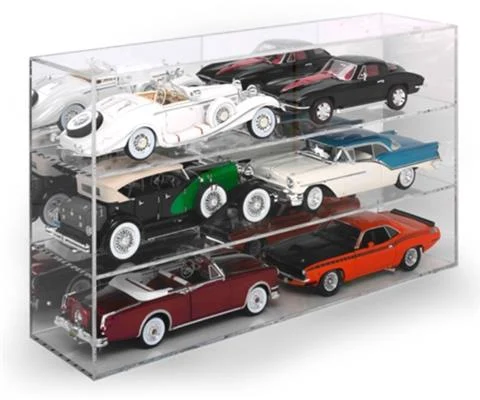 Six-Car Acrylic Display Case
