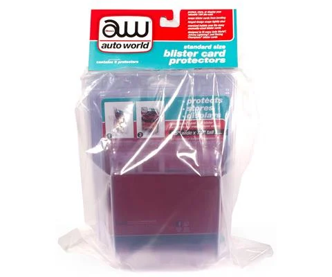 Auto World Standard Size Blister Card Protector 6-Pack