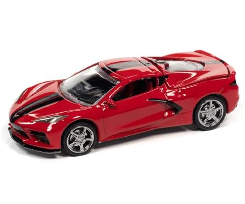 2020 Chevrolet Corvette in Torch Red with Twin Black Stripes - AUTO WORLD