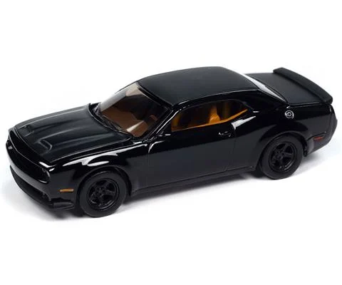 2021 Dodge Challenger SRT Super Stock in Pitch Black with Flat Black Top and Hood - AUTO WORLD