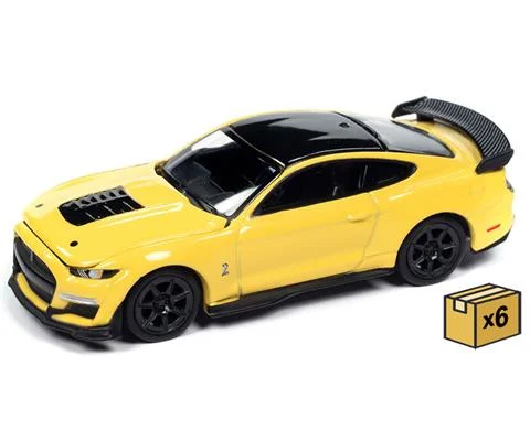 2021 Ford Mustang Shelby GT500 Carbon Fiber in Grabber Yellow with Black Roof - 6 pieces in a Non-Returnable Factory-Sealed
