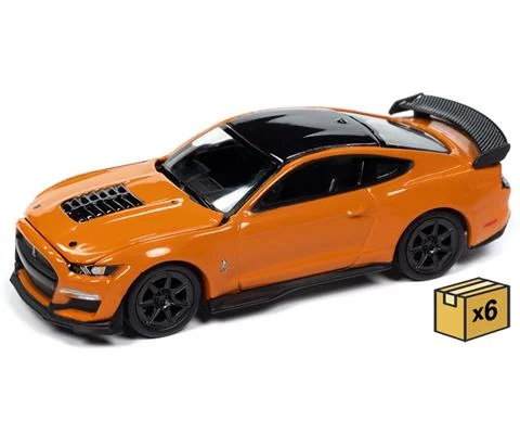 2021 Ford Mustang Shelby GT500 Carbon Fiber in Twister Orange with Black Roof - 6 pieces in a Non-Returnable Factory-Sealed