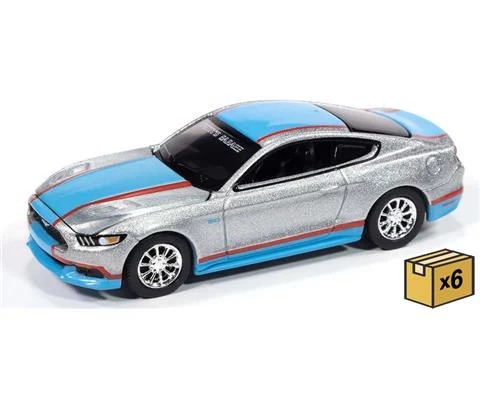 Pettys Garage - 2017 Ford Mustang GT Tribute Edition in Silver with Petty Blue Sides and Upper Center Stripe with