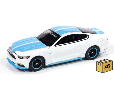 Pettys Garage - 2016 Ford Mustang GT King Premium Edition in White with Petty Blue Ground Effects and Twin Upper