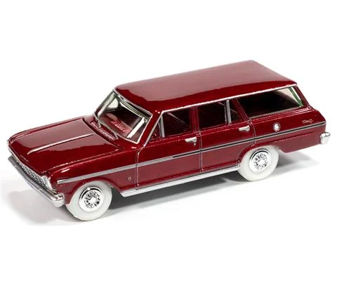 1965 Chevrolet Nova II Wagon in Ultra Red - AUTO WORLD