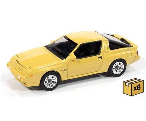 1988 Chrysler Conquest TSi in San Marino Yellow - 6 pieces in a Non-Returnable Factory-Sealed CASE