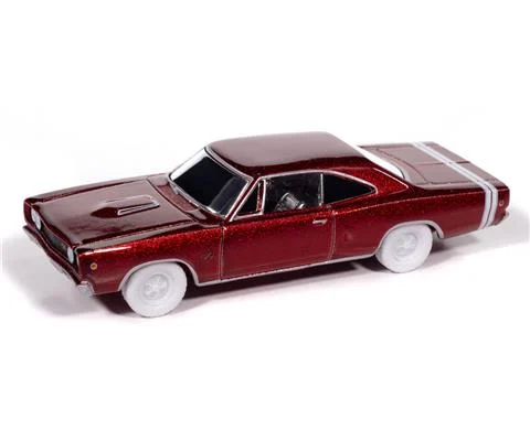 1968 Dodge Coronet R/T Hardtop in Ultra Red with Red Chassis and White Tires - AUTO WORLD