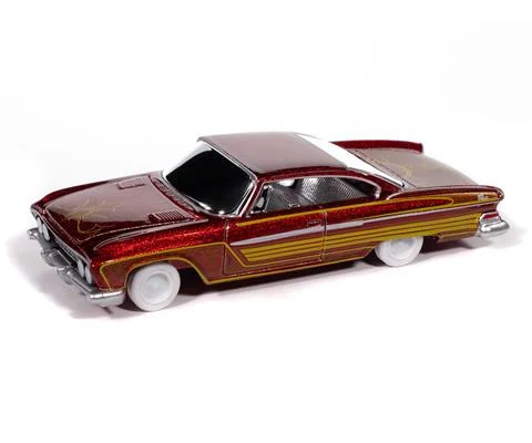 1961 Dodge Phoenix Lowrider in Ultra Red with Lowrider Graphics - AUTO WORLD
