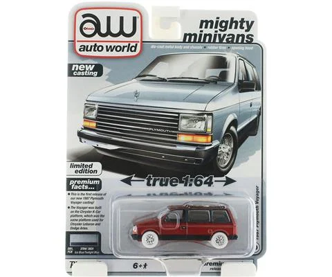 1987 Plymouth Voyager in Ultra Red - AUTO WORLD