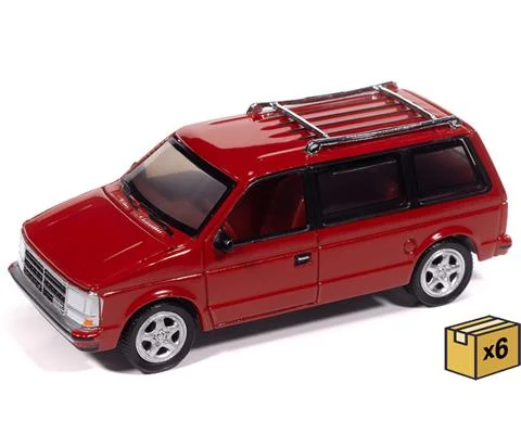 1989 Dodge Caravan Turbo in Solid Red Flash Red-Custom Order - NEW TOOLING - 6 pieces in a Non-Returnable Factory-Sealed