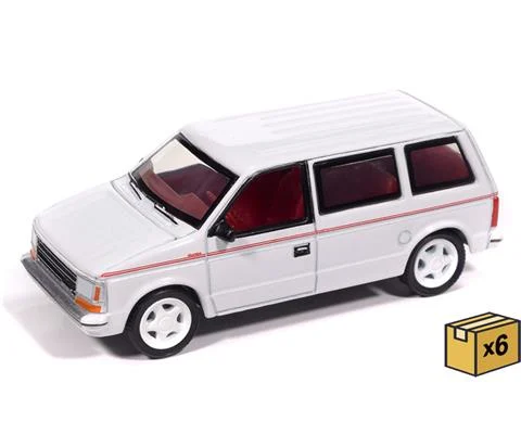 1989 Plymouth Voyager Turbo in Bright White - NEW TOOLING- 6 pieces in a Non-Returnable Factory-Sealed CASE