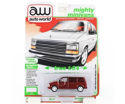 1989 Plymouth Voyager Turbo in Ultra Red- NEW TOOLING