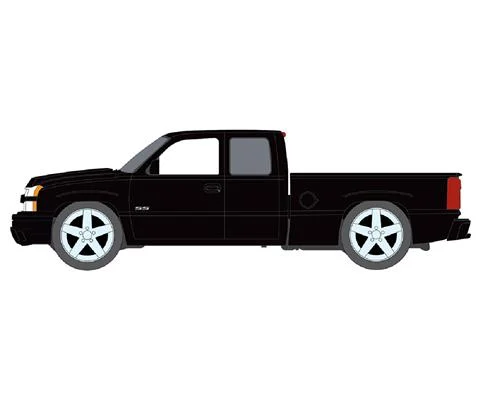 2003 Chevrolet Silverado SS Pickup Truck in Black - NEW TOOLING