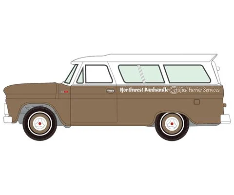 Mobile Farrier - 1965 Chevrolet Suburban in Sierra Tan Poly with White